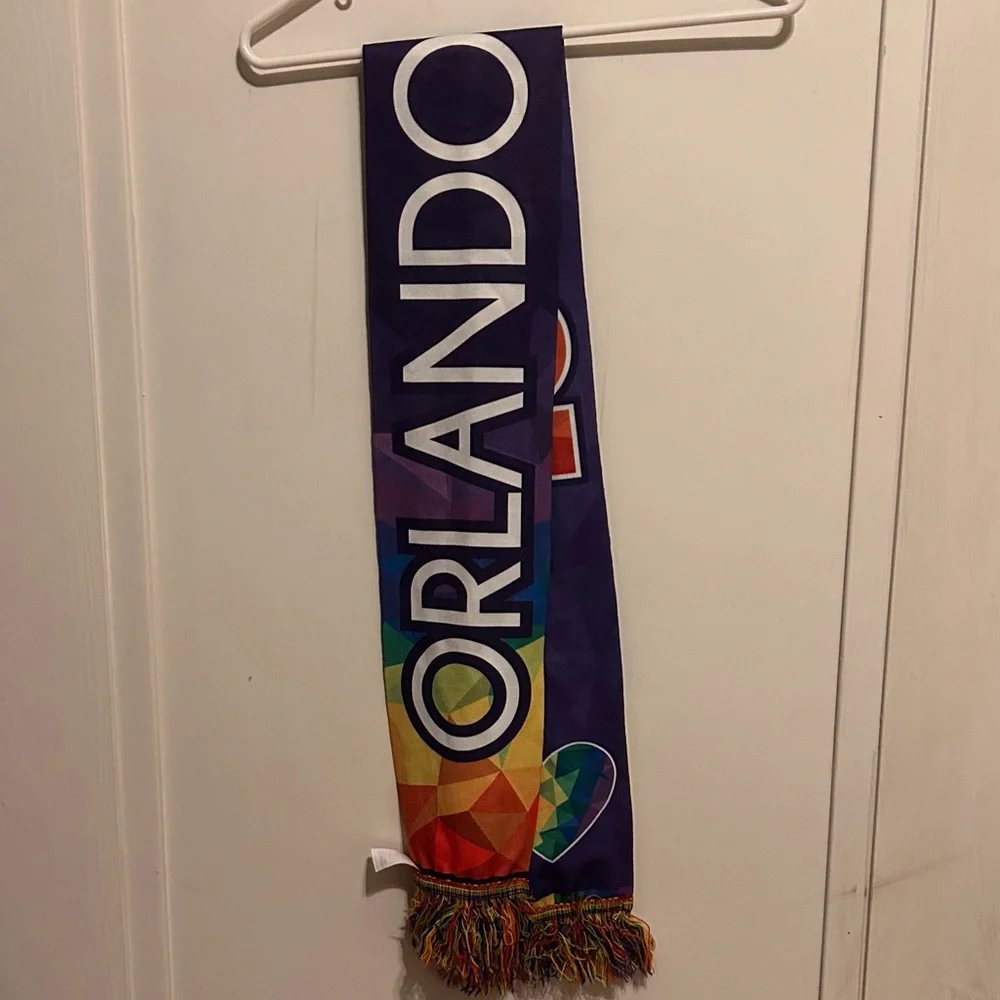 MLS Orlando City Soccer Football Pride Scarf Pulse Memorial Orlando United